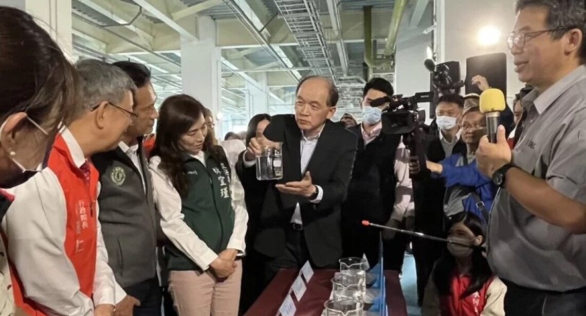 行政院長視察台南再生水廠