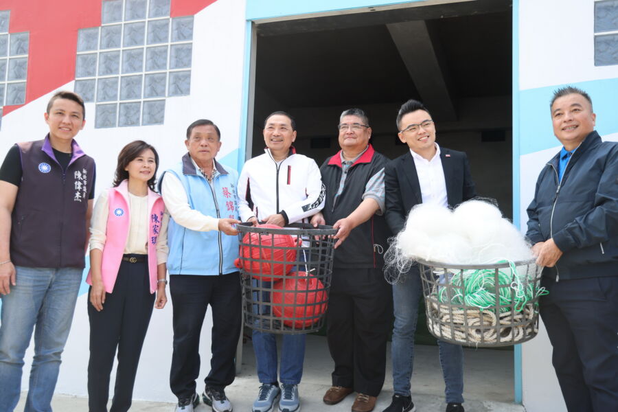圖／八里下罟子漁港新建26間漁具倉庫，提供漁民完善擺放漁具空間。（圖／記者陳志仁攝，2023.0410）