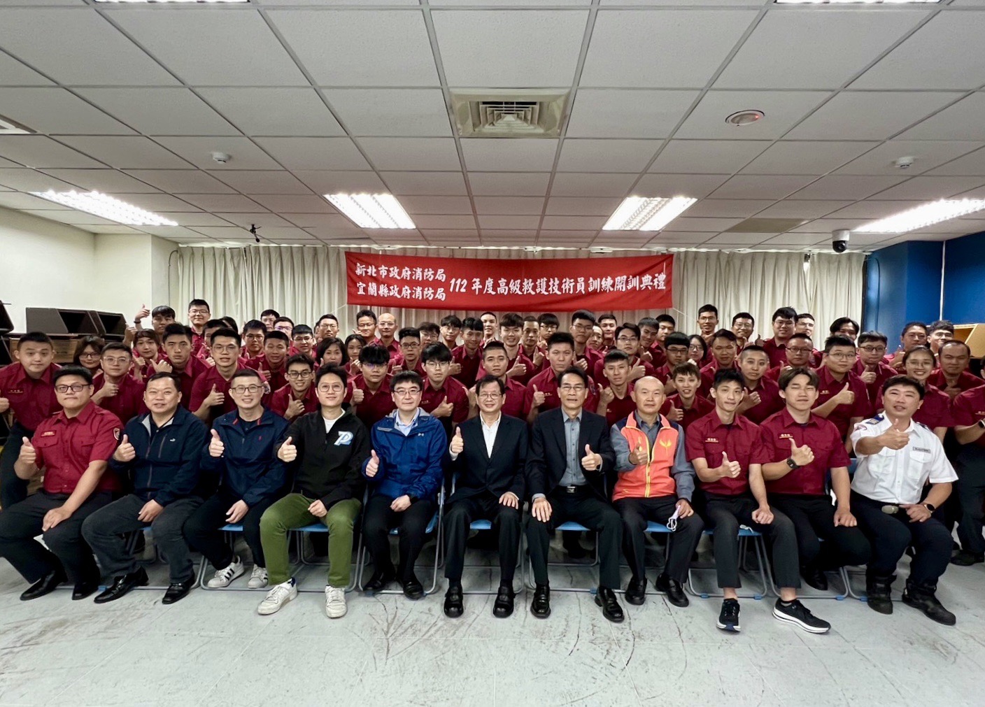 新北、宜蘭消防局合作共享資源 第14期高級救護技術員開訓