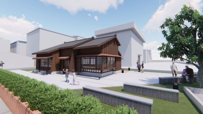 張麗善現勘歷史建築 挹注2117萬打造文學咖啡館