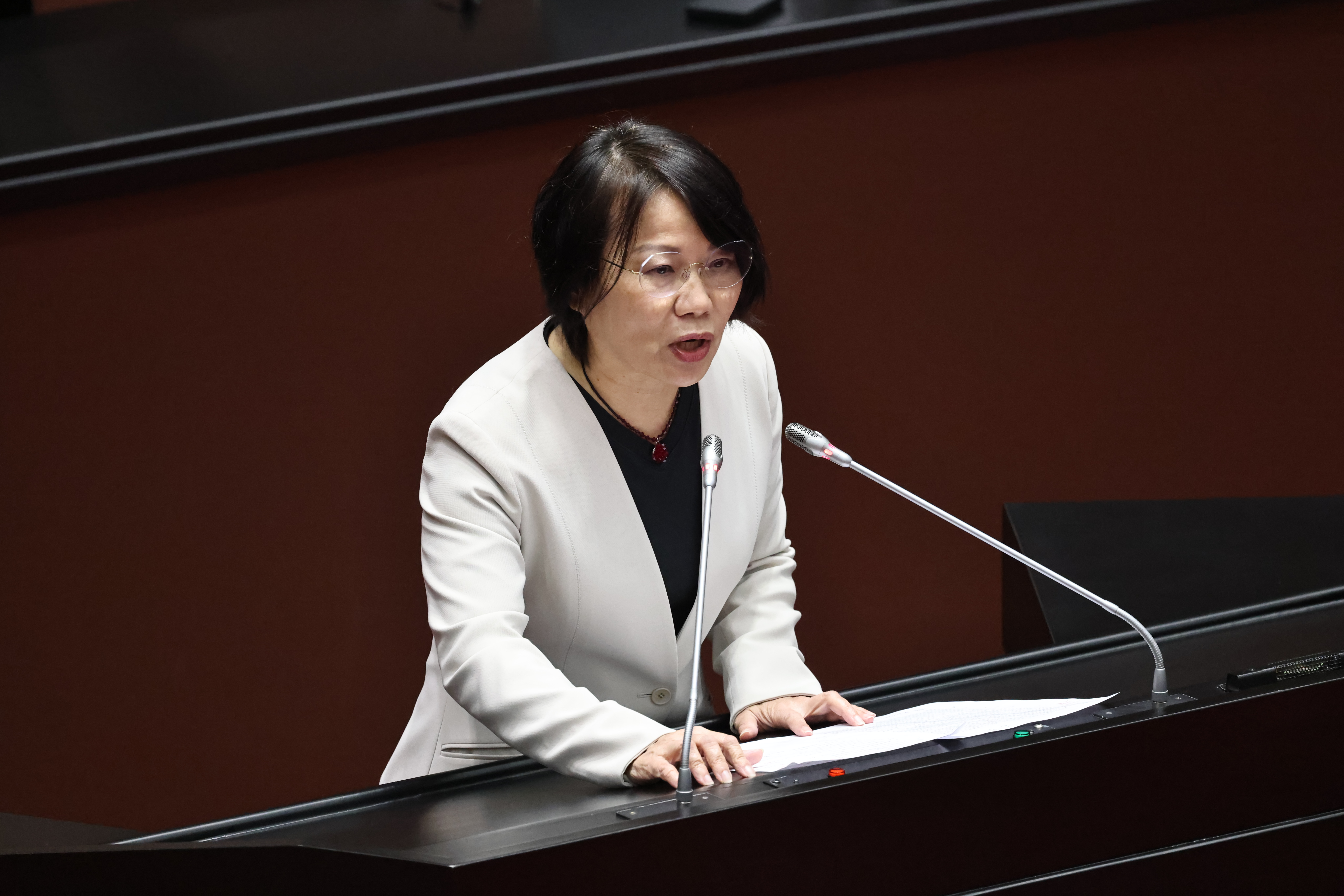民進黨高雄左楠立委劉世芳11日宣布退選。資料照片/林啟弘攝