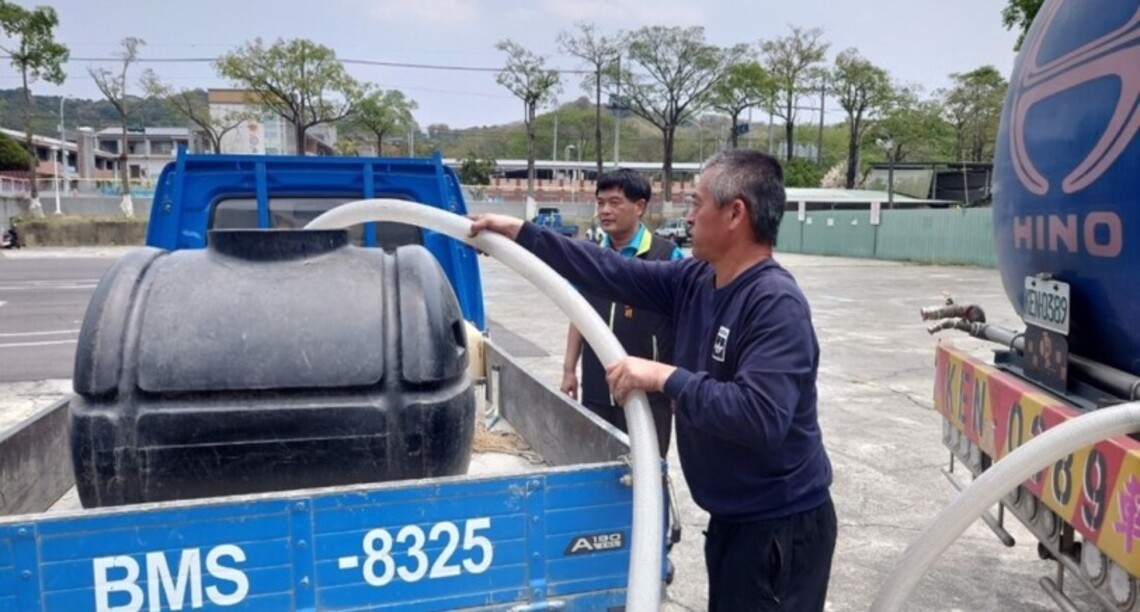 台南山區農業缺水虎頭埤水車支援