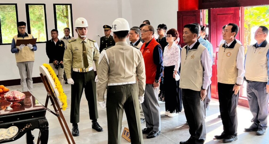 緬懷闢建南橫公路殉職榮民 退輔會於長青祠舉行祭悼典禮
