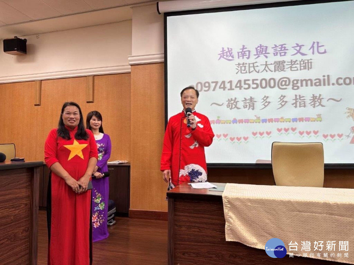 嘉義縣警局首度與人發所開辦越南文學習班/陳致愷翻攝