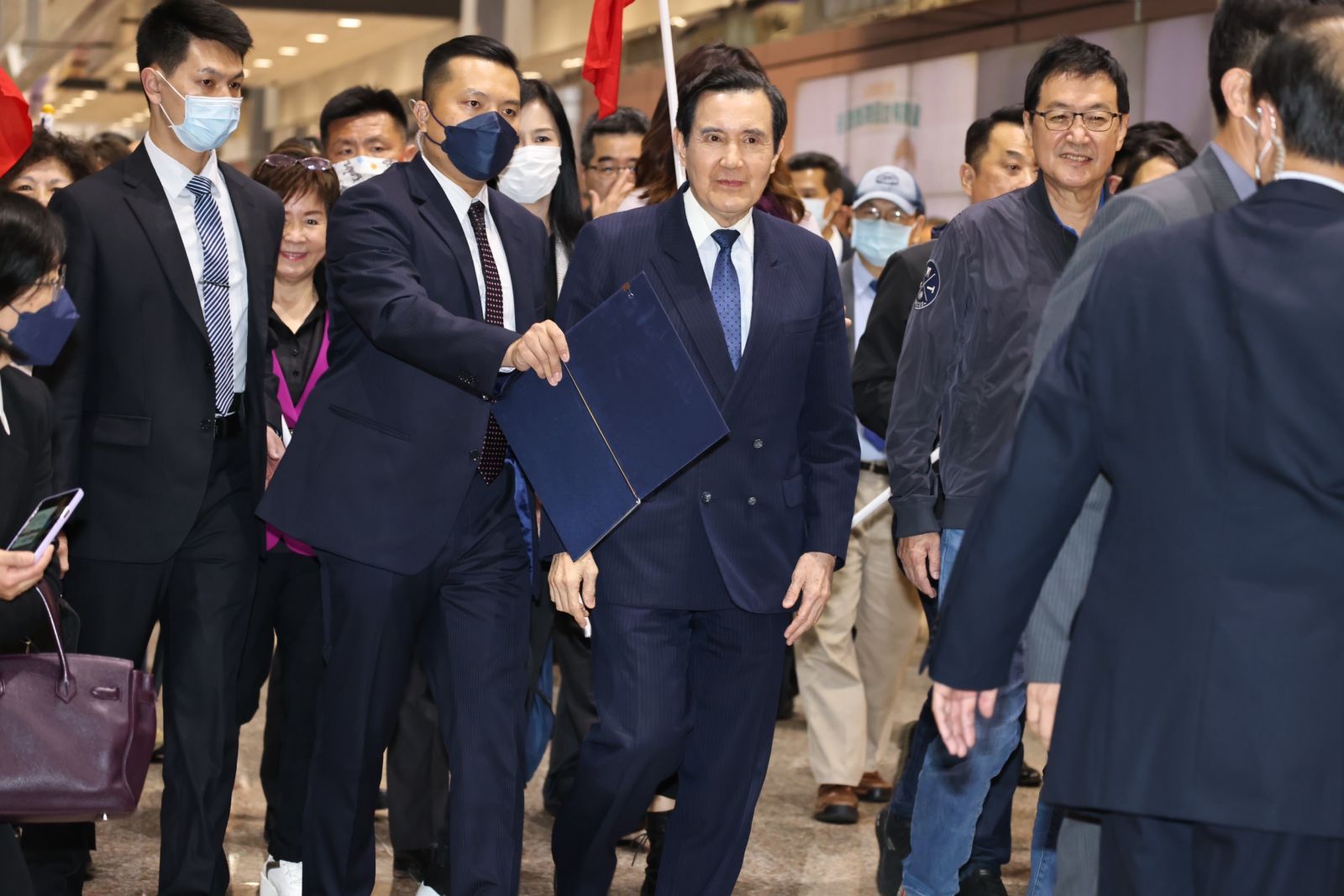 甫結束12天訪中行程,前總統馬英九24日赴希臘演講。資料照片/林啟弘攝
