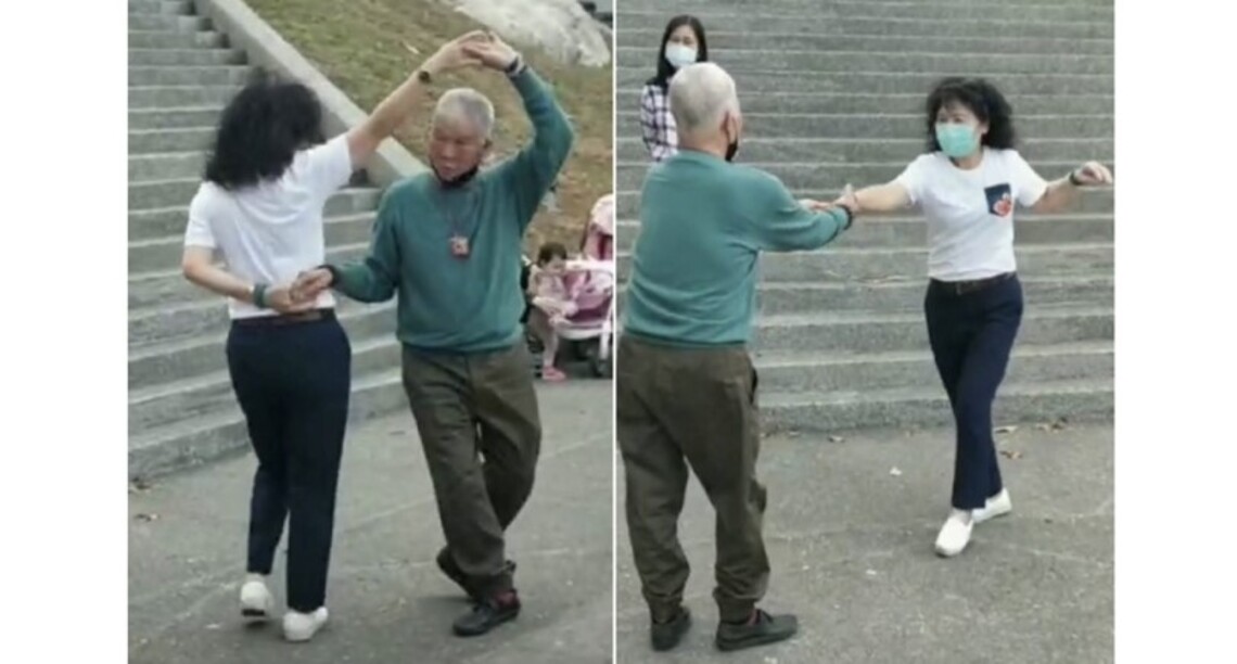 跳舞健身 拿掉拐杖