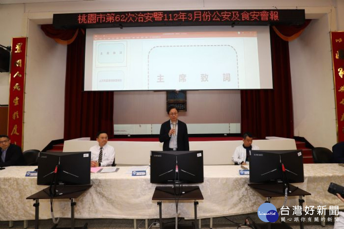 張市長主持治安會報，強力打擊幫派犯罪，展現維護社會治安決心。
