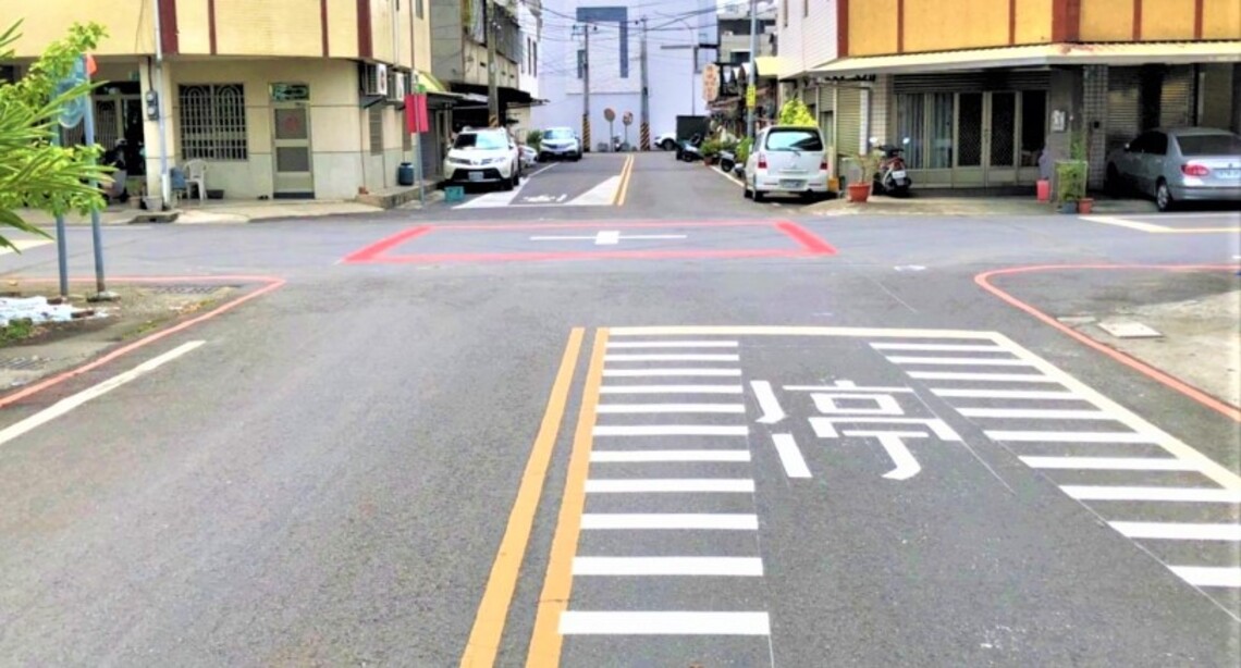 台南借鏡日本試辦路口警示標線