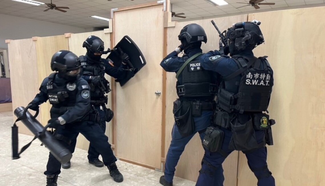 台南保大特警啟用攻堅情境模擬場