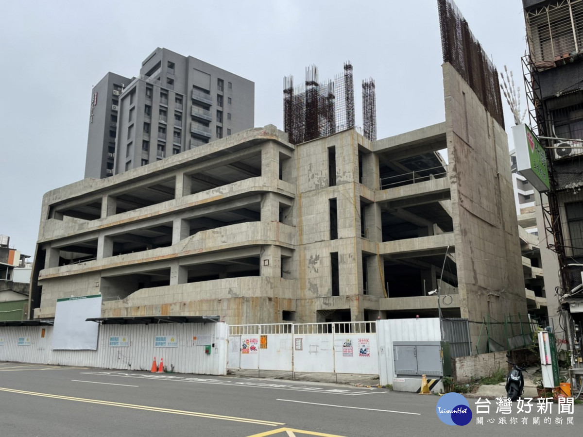 竹市第七停車場興建工程。