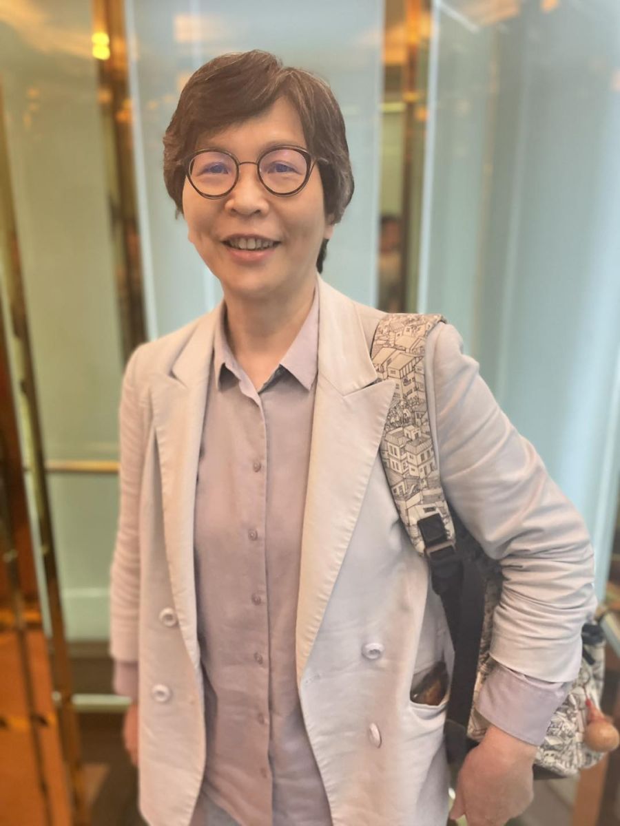 蔡壁如4月15日啟程訪中，進行5天交流。翻攝蔡壁如臉書