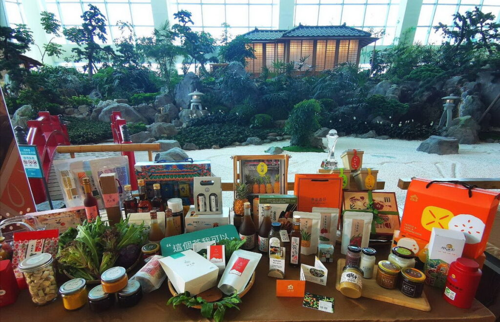 記者會現場商品展示。