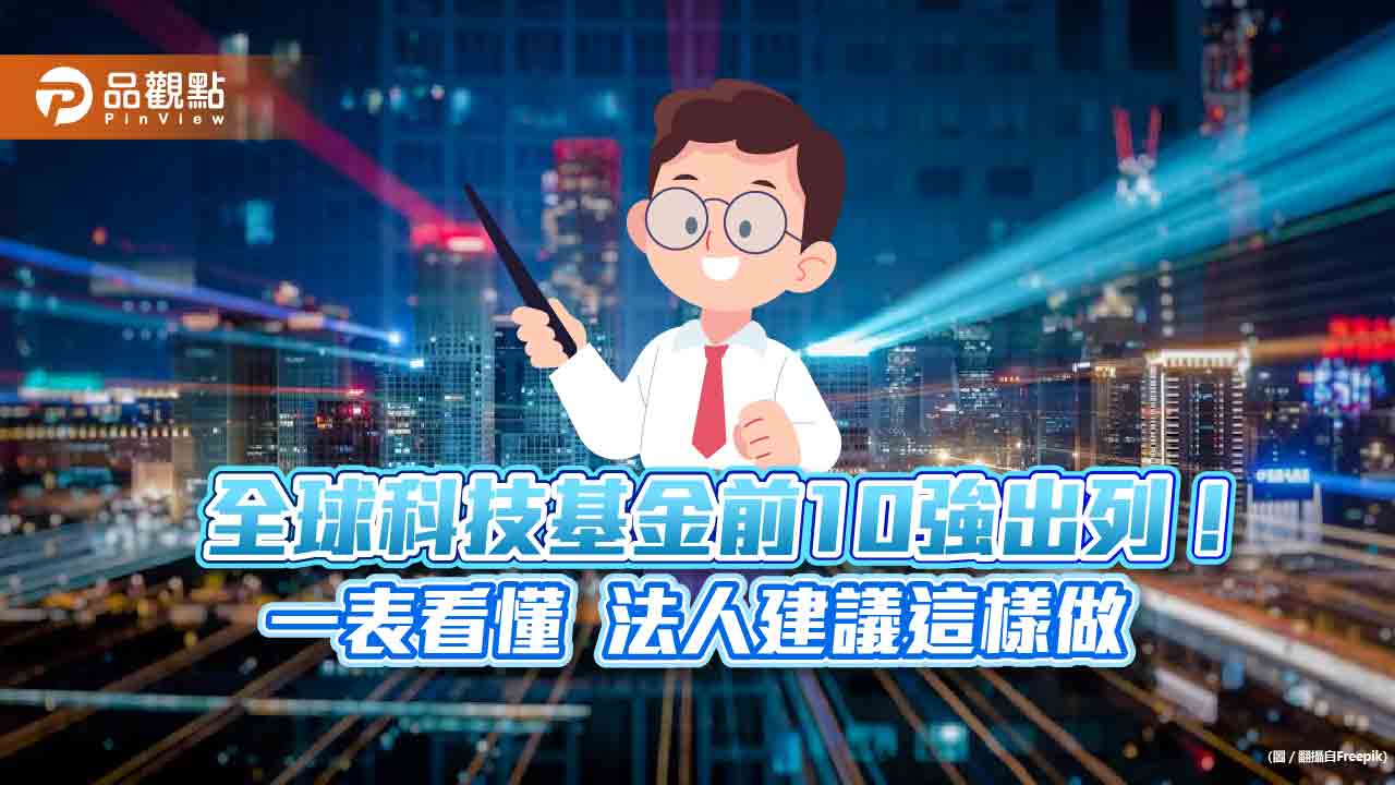 全球科技基金前10強出列!今年以來漲幅12.9%起跳 法人看好機器人自動化題材