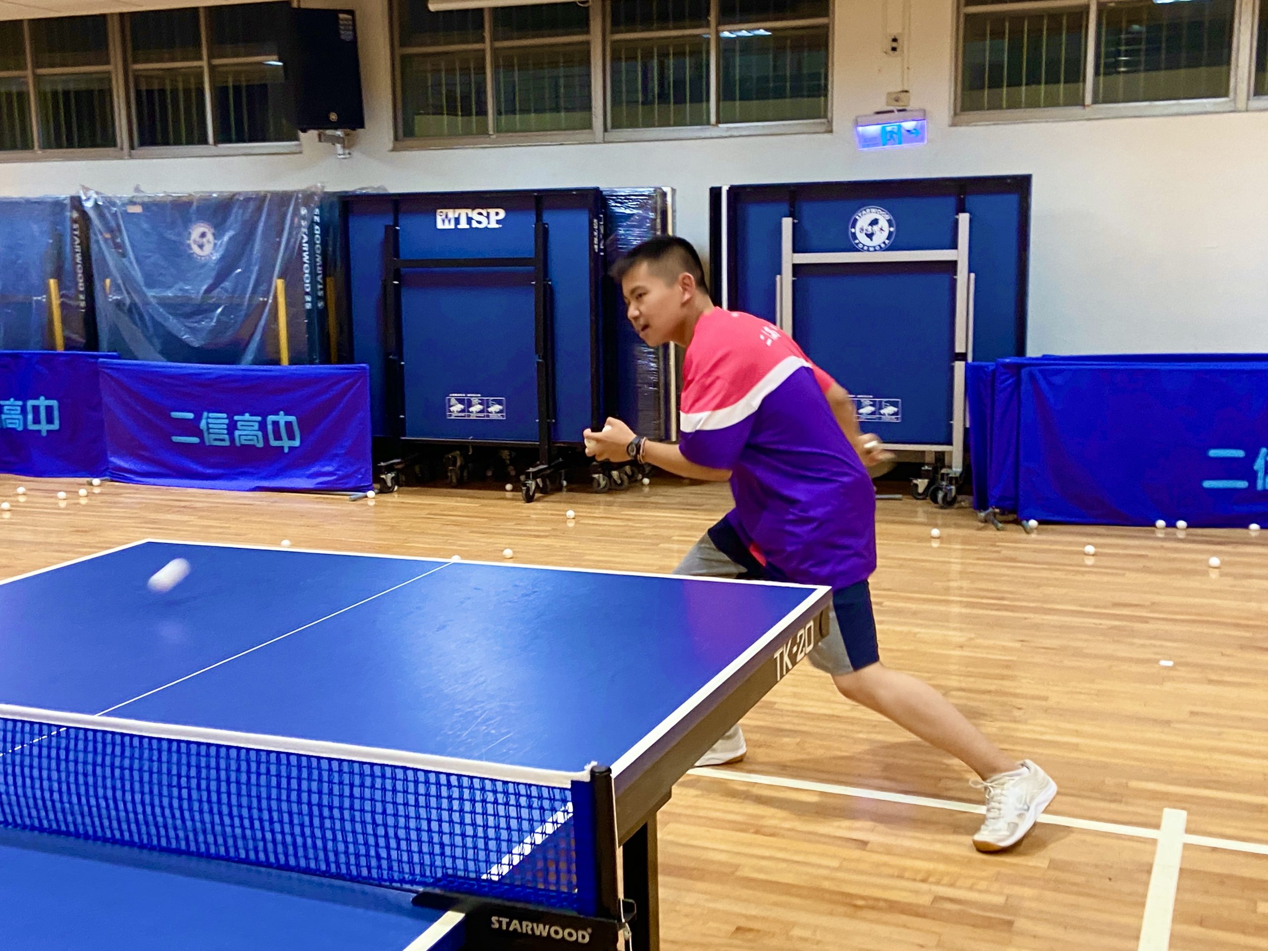 二信高中吳柏霖學術兼備桌球運動績優考進陽明交大