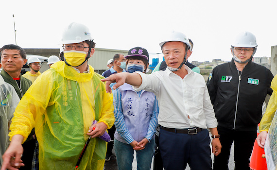 豪雨來襲 翁章梁視察嘉縣水利設施並籲維持節約用水