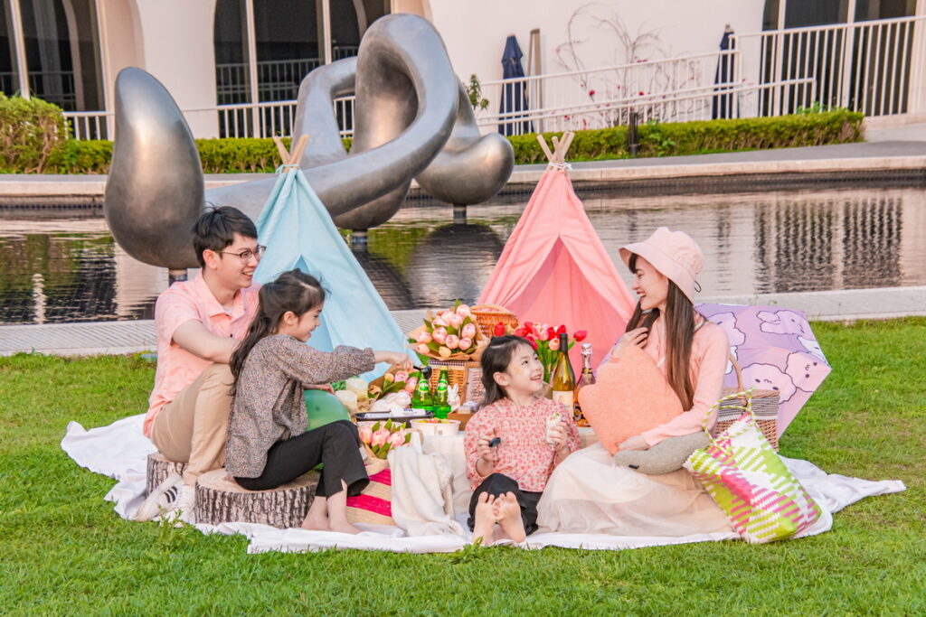▲圖二、與俏媽咪、靚閨蜜或是萌小孩，一起來場少女心大爆發的粉粉野餐吧！