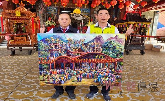 畫家彩繪東方信仰之美 將台灣廟宇文化推向國際