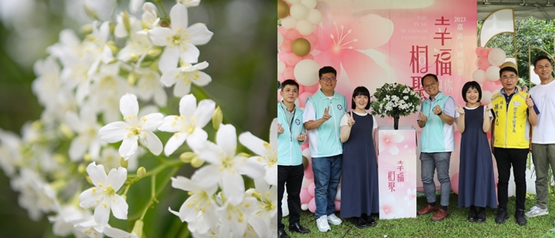 2023嘉義市桐花祭幸福與你桐聚 自然生態景觀優美的環境之下邀您共賞五月雪