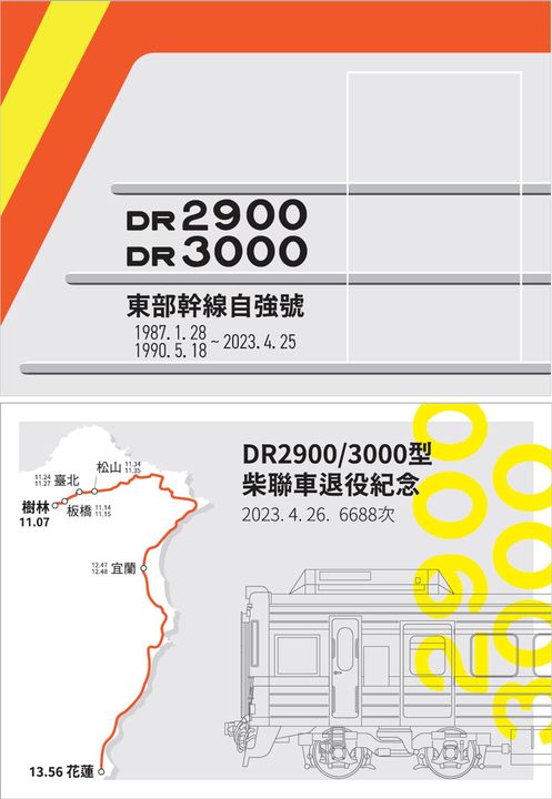 鐵道迷集合！DR2800/2900/3000型柴聯自強號4/26榮退 末班紀念車次開賣