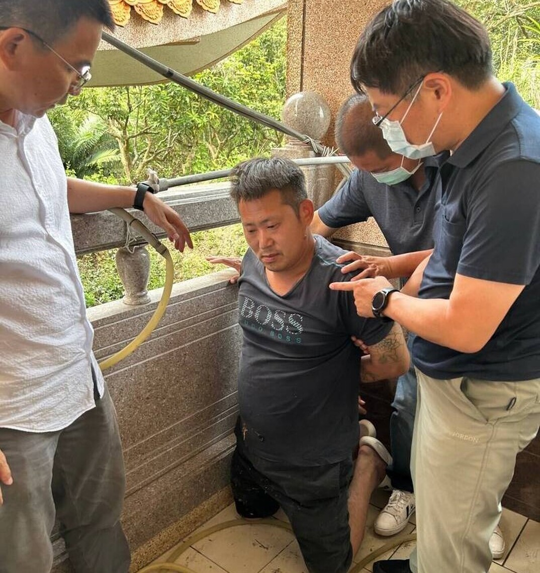 明德監脫逃犯張天昊在台南東山區落網