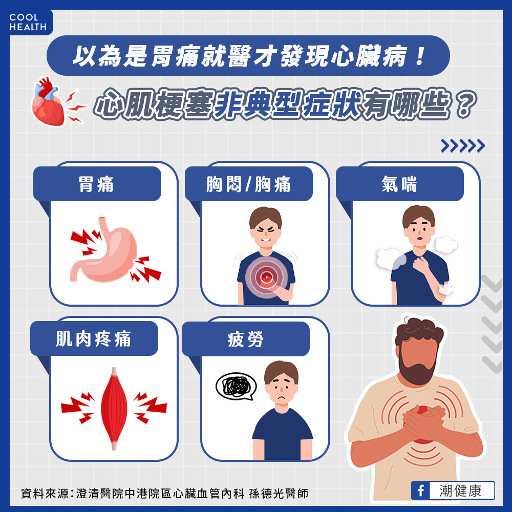 他腹痛噁心誤以為是急性胃炎 就醫才驚曝:有2條動脈完全塞住了 他腹痛噁心誤以為是急性胃炎 就醫才驚曝:有2條動脈完全塞住了