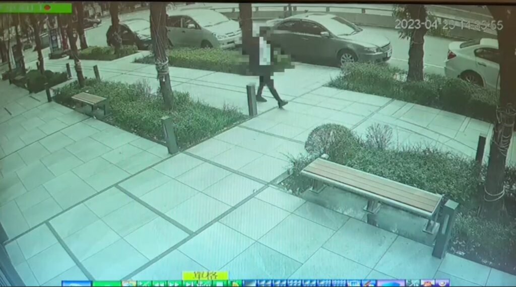 調閱監視器並迅速清查出嫌疑人林姓男子身分