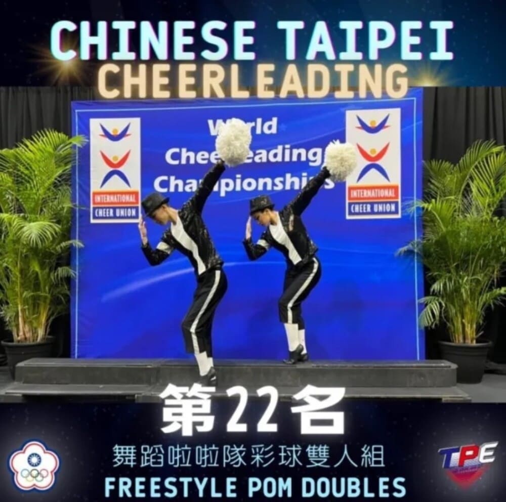 讓世界看見台灣!啦啦隊為台灣爭光勇奪世界第二