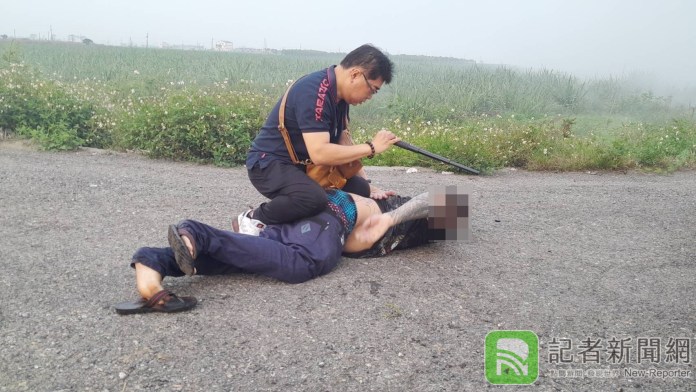 媽祖靈驗!毒蟲趁夜偷電線焚燒取銅線 警方清晨當場逮捕