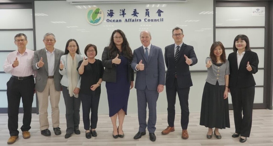 海委會二副主委會見加拿大駐台代表 雙方就海洋科技運用、海洋保育政策推動等議題進行交流討論