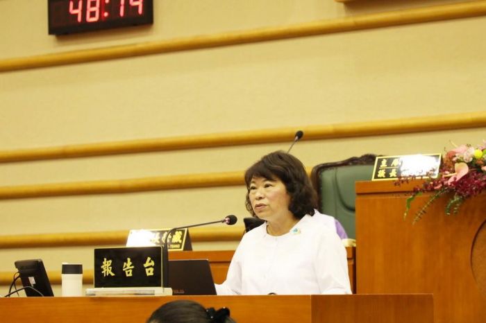 黃敏惠市長在議會施政報告 共同寫歷史 作伙拚未來