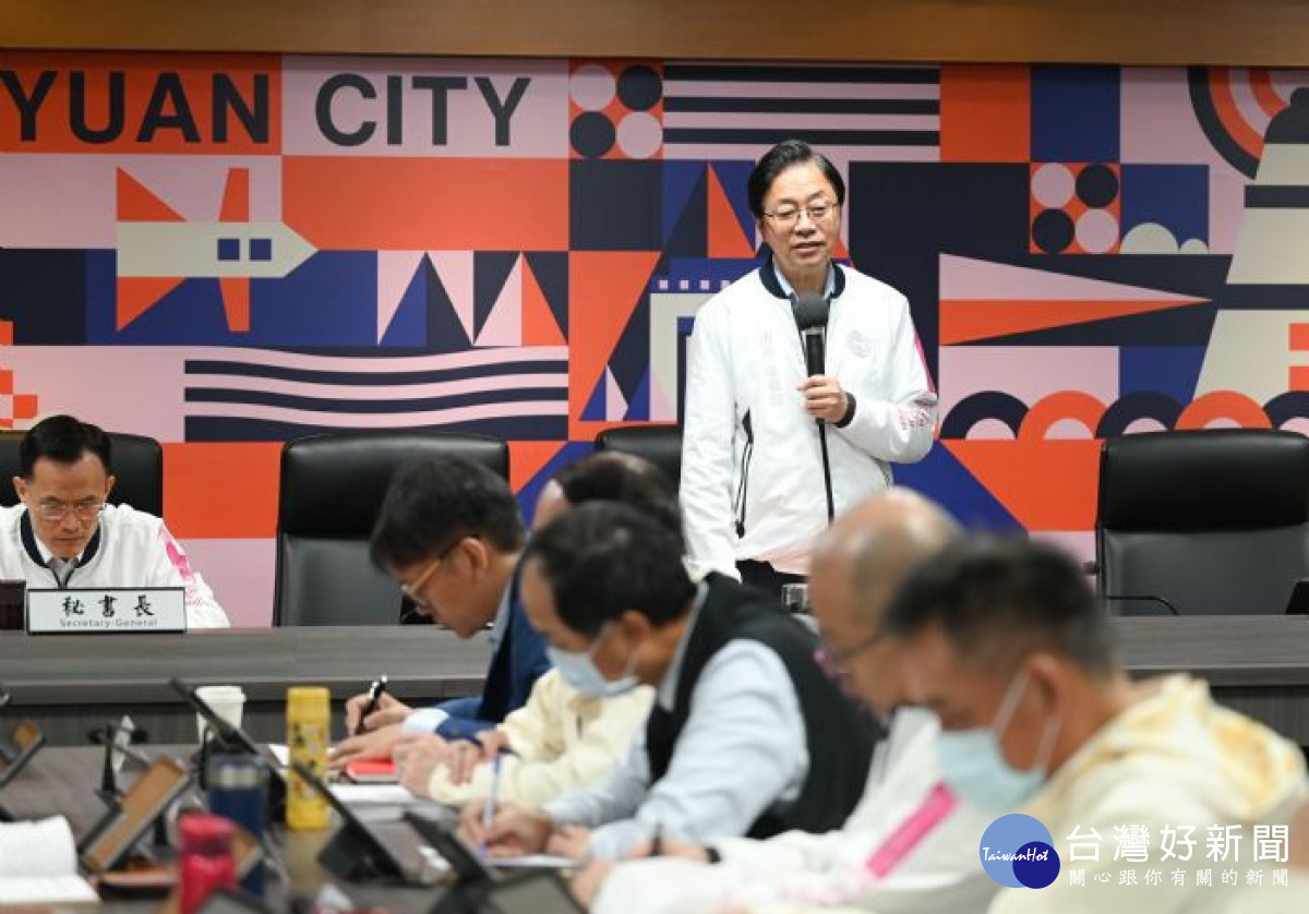 張市長主持市政會議。