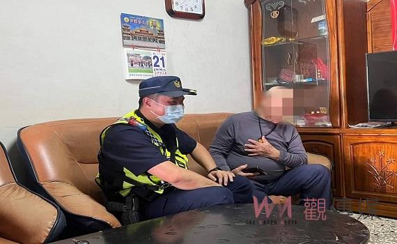 臺西警尋回生活費 9旬老翁感謝員警熱心幫忙