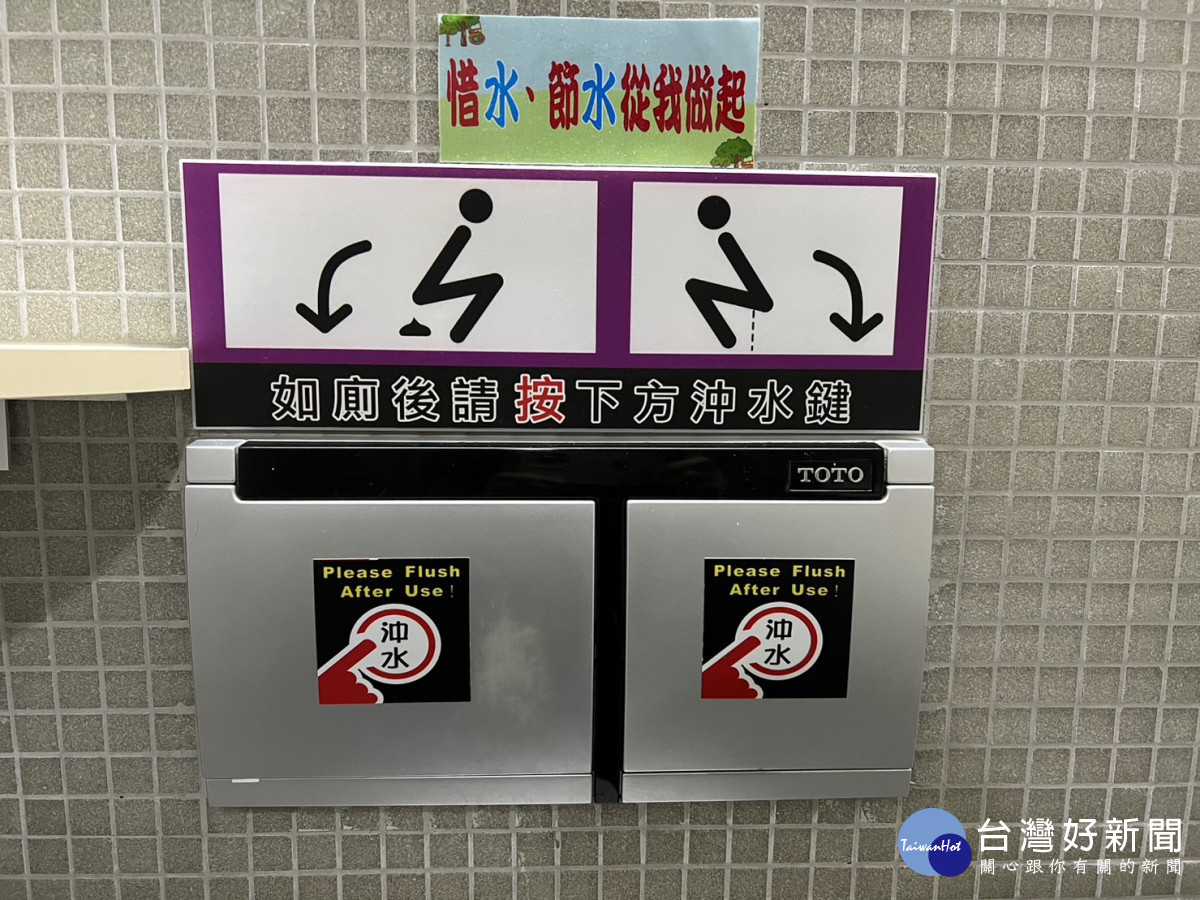 馬桶裝設二段式省水套件