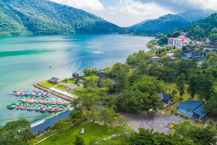 鳥瞰鯉魚潭。 圖:花東縱谷國家風景區管理處/提供