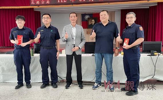 北港警查獲槍毒竊盜案　副議長蔡咏鍀、警友會頒破案獎金