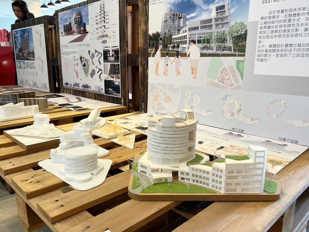 金大建築本次以旅店為建築設計主題,藉由旅店引入將為台開風獅爺商店街帶來更多消費人口的停留。(圖/台開集團提供)