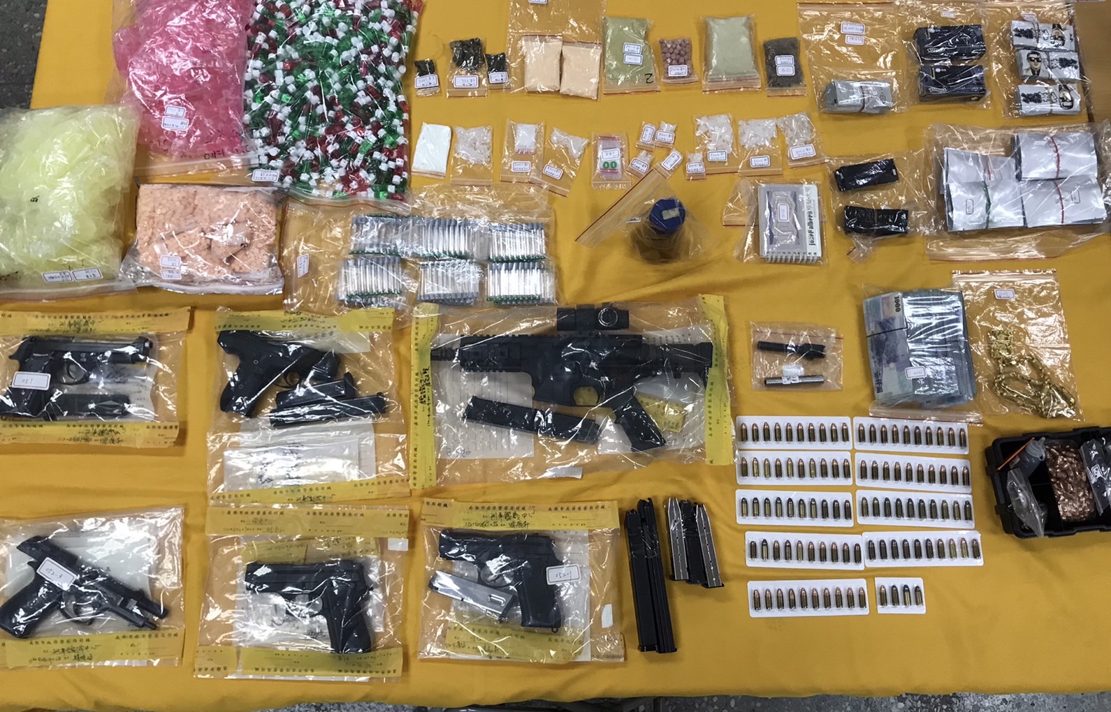 鳳山分局強力掃蕩治安毒瘤 破獲製毒改槍集團 成果豐碩
