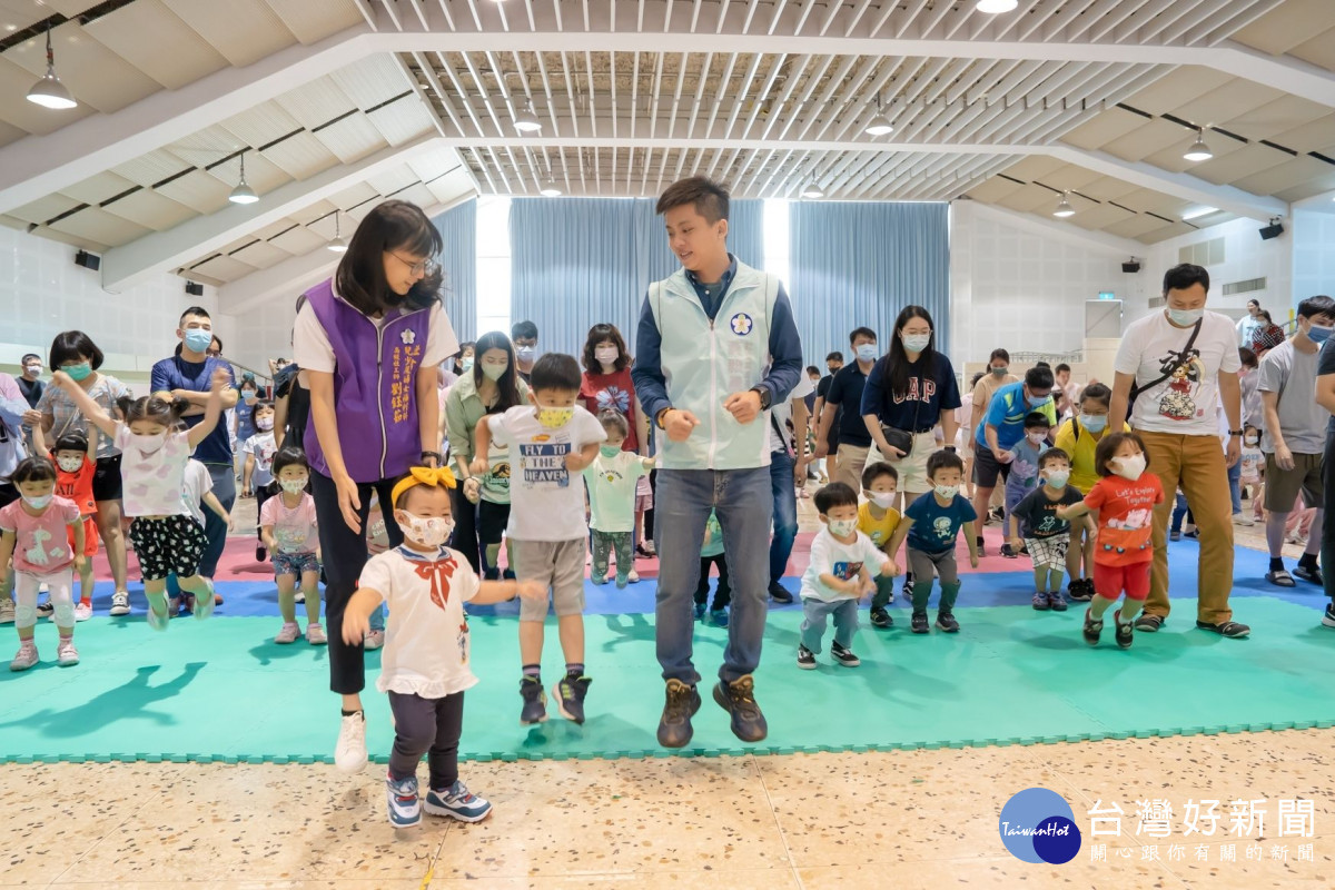 嘉義市府與中華全齡教育協會合作,首次針對學齡前兒童舉辦以體適能檢測結合運動會的活動/陳致愷翻攝