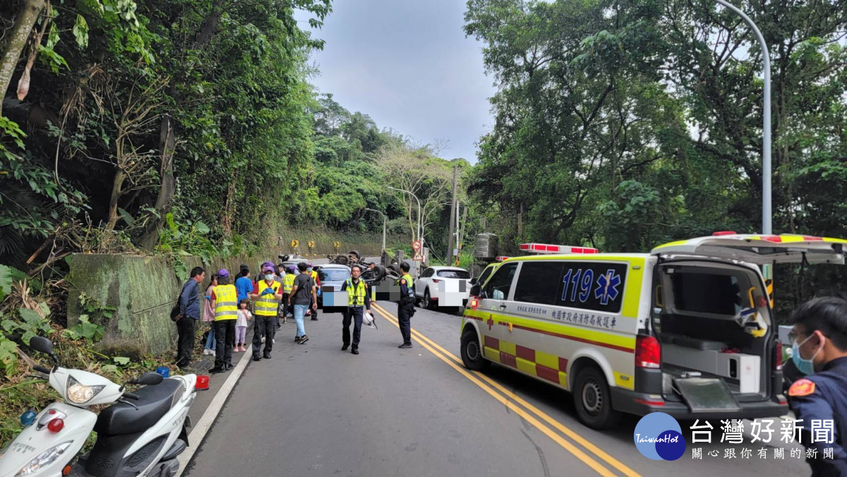 大溪區桃59之1線車禍,7車受損、6人輕傷送醫。<br /><br /> <br /><br />