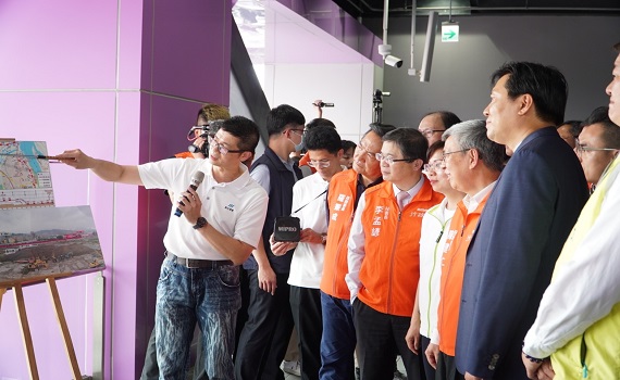 陳建仁視察五股泰山輕軌規劃 新北:朝向2030願景努力