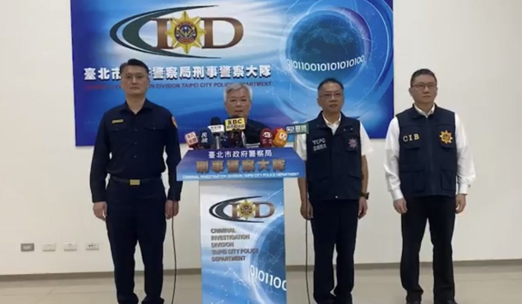 發言人臺北市政府警察局長張榮興。
