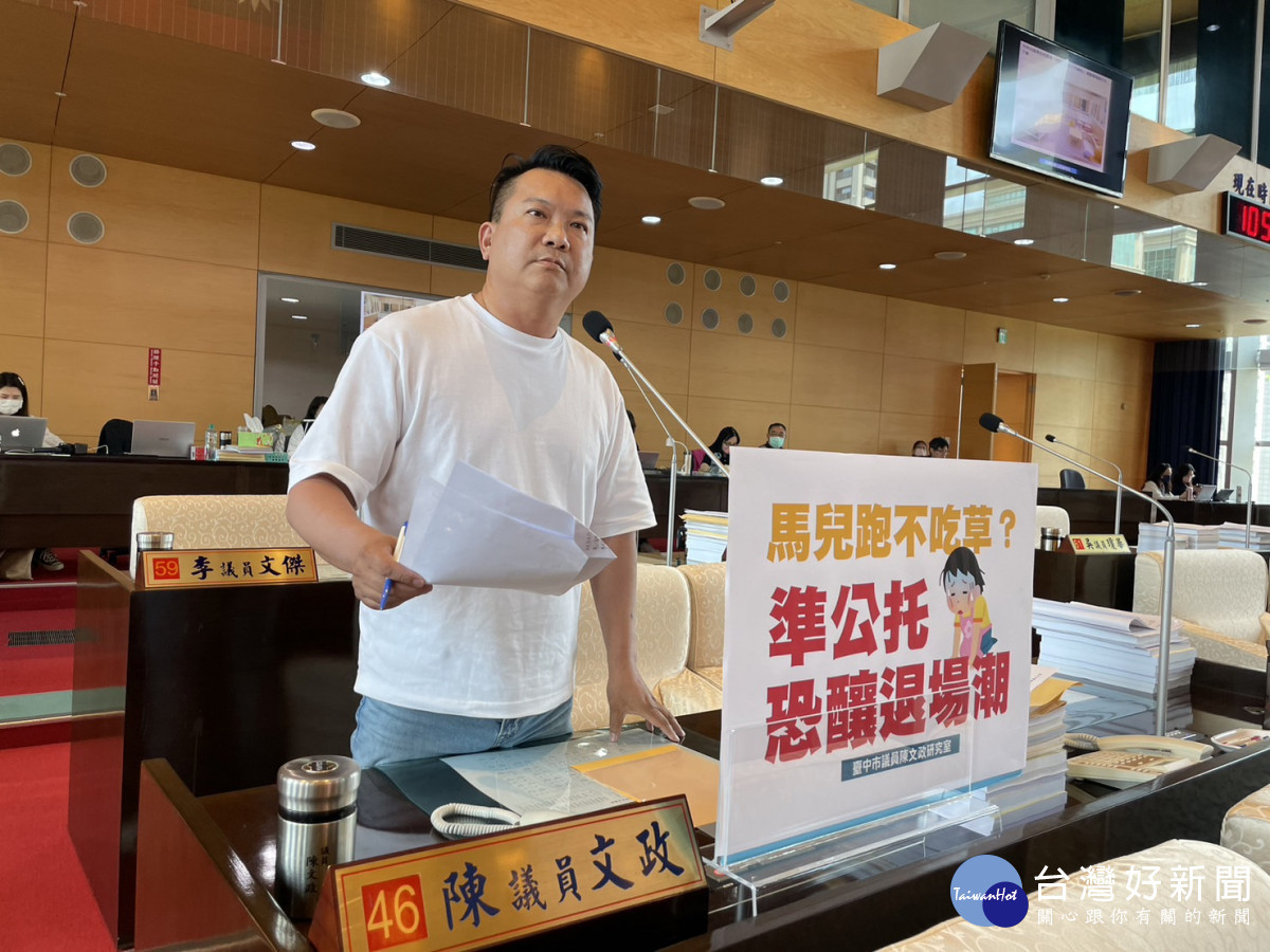 陳文政議員關切公托業者經營苦境
