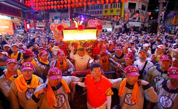 大甲媽9天8夜遶境祈福回鑾   黃副市長恭迎媽祖安座