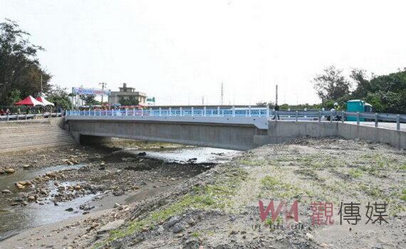 桃園新屋新濱一號橋完工通車 串聯濱海景點永安漁港與綠色隧道