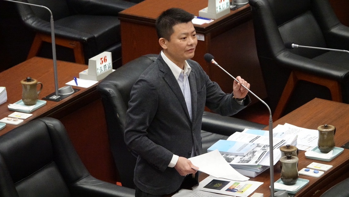 漾新聞|副議長曾俊傑質詢要求朝「0工安、0死亡」目標邁進