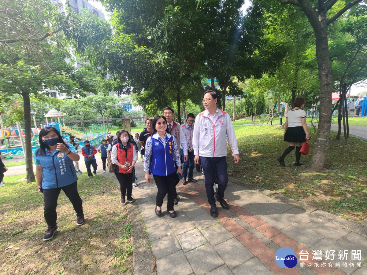 桃園市張善政市長前往楊梅區頭重溪公園進行工程視察。<br /><br /> <br /><br /> 