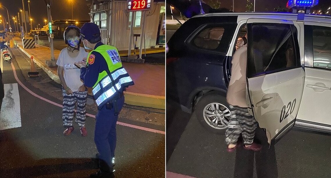 台南迷途到布袋 高港暖警貼心護送返家