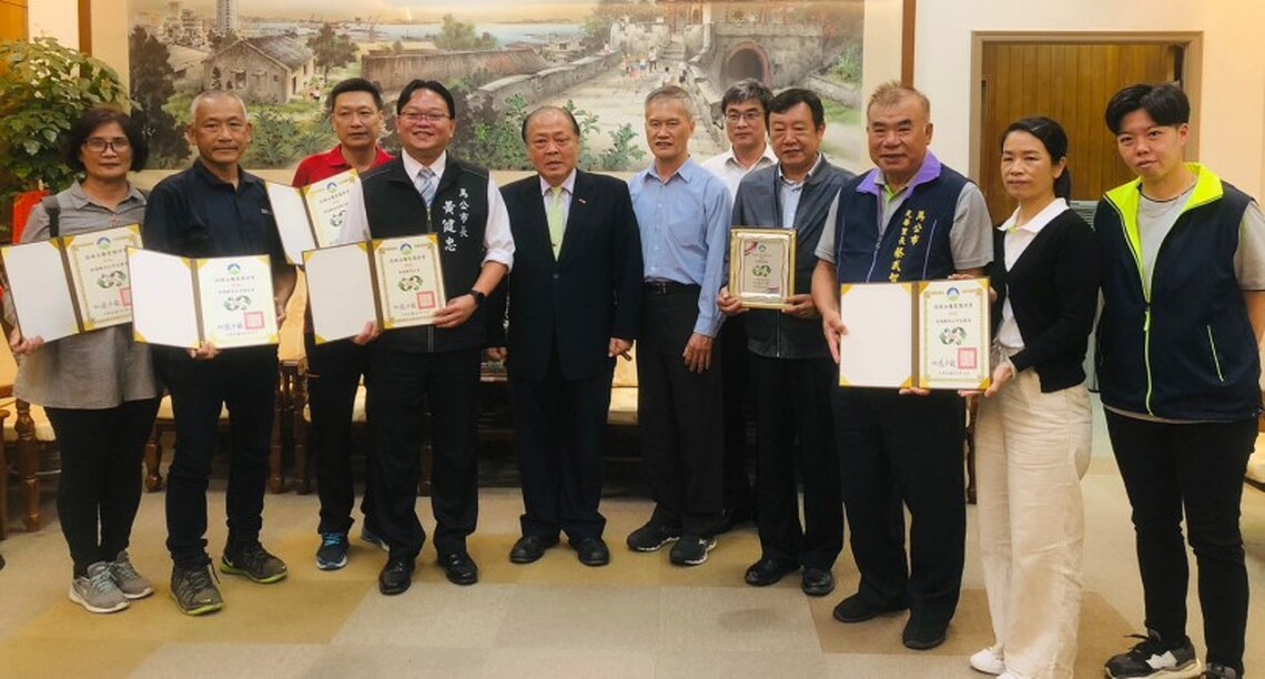 澎湖縣獲環保署低碳永續家園銀級認證  陳光復表揚獲獎社區肯定優異表現