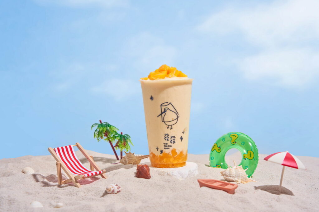 發發The Far Far Farm 5月新品:發發好芒優格_海灘風