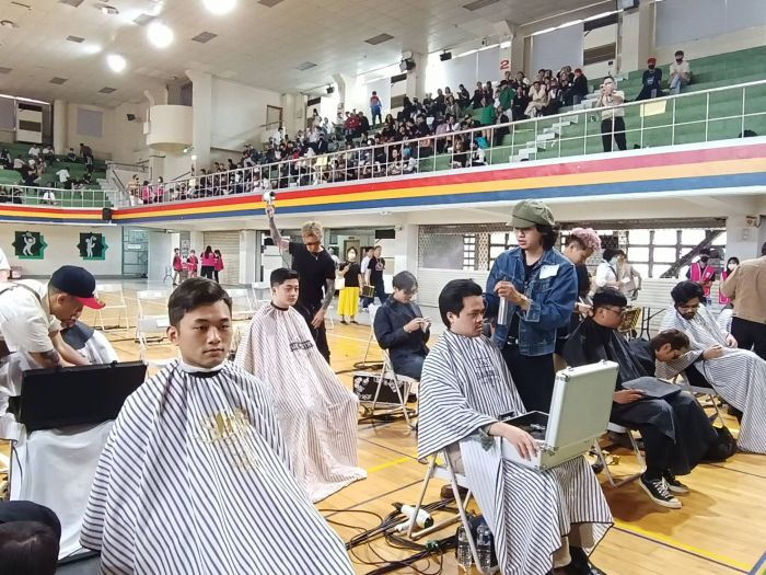 大師對決比創意 建國科大第二屆Barber's男士理髮賽近200人參賽